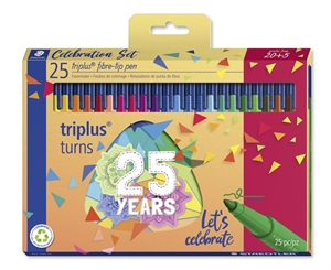 Staedtler Fiberpen Triplus Color 1.0 25 jaar set (20+5)